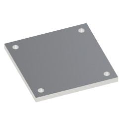 Al pätka, 150x150mm, t-10mmm, bez povrchovej úpravy Al pätka, 150x150mm, t-10mmm, bez povrchovej úpravy